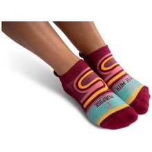 Load image into Gallery viewer, Balega Grit & Grace "Move With Purpose" No Show Sock  Wildberry / Oriole