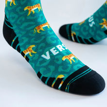 Load image into Gallery viewer, Versus Leopard Active Crew Socks