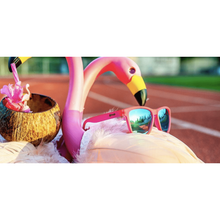 Load image into Gallery viewer, Goodr OGS sunglasses Flamingos on a Booze Cruise