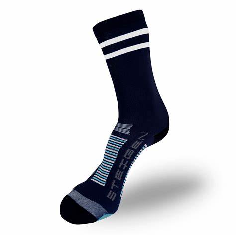 Steigen Unisex 3/4 length 2 stripe navy