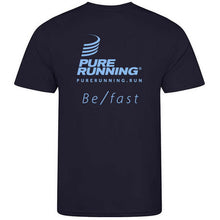 Load image into Gallery viewer, Pure Running Be/Fast Men&#39;s Short sleeve tee
