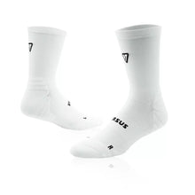 Load image into Gallery viewer, Versus Classic White Active Crew Socks

