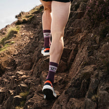 Load image into Gallery viewer, Versus Midnight Plum Trail Running Socks
