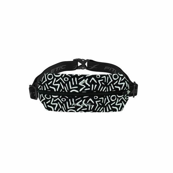 Fitletic Mini Sport Belt Black and White Abstract