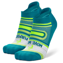 Load image into Gallery viewer, Balega Grit &amp; Grace &quot;Move With Purpose&quot; No Show Sock Teal
