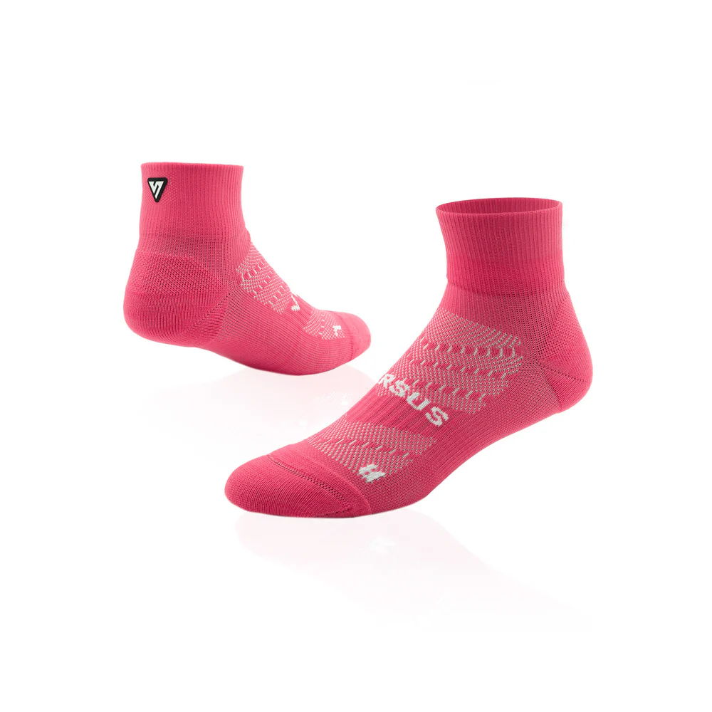 Versus Popsicle Pink Running Quarter Socks