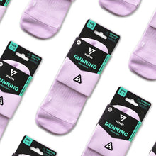 Load image into Gallery viewer, Versus Purple Running Quarter Socks
