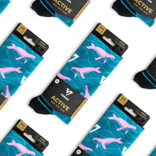 Load image into Gallery viewer, Versus Whale Active Crew socks
