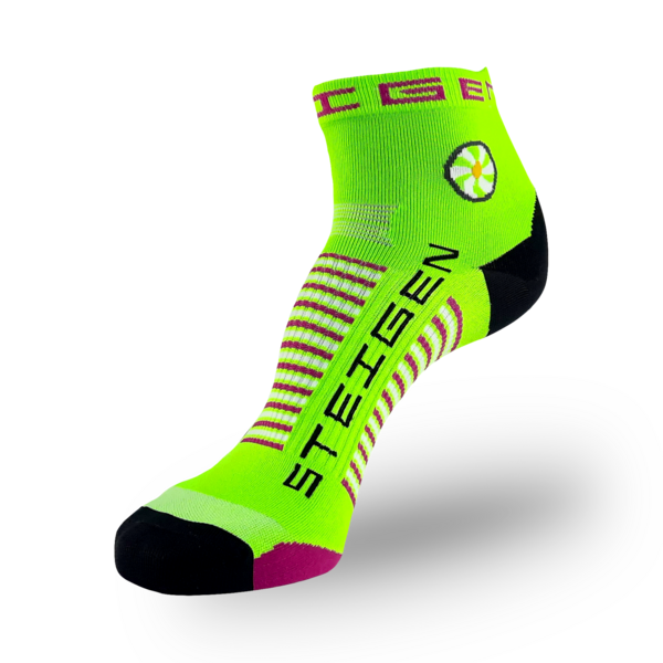 Steigen Unisex 1/4 Length Fluro Green